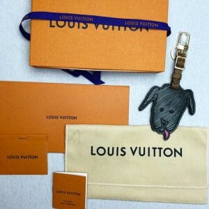 Louis Vuitton Grace Coddington Dog Bag Catogram bag Charm