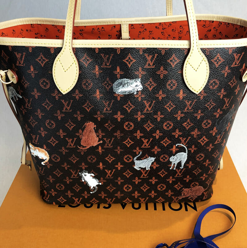 Louis Vuitton Catogram Grace Coddington Neverfull MM Tote Bag - Handbagholic