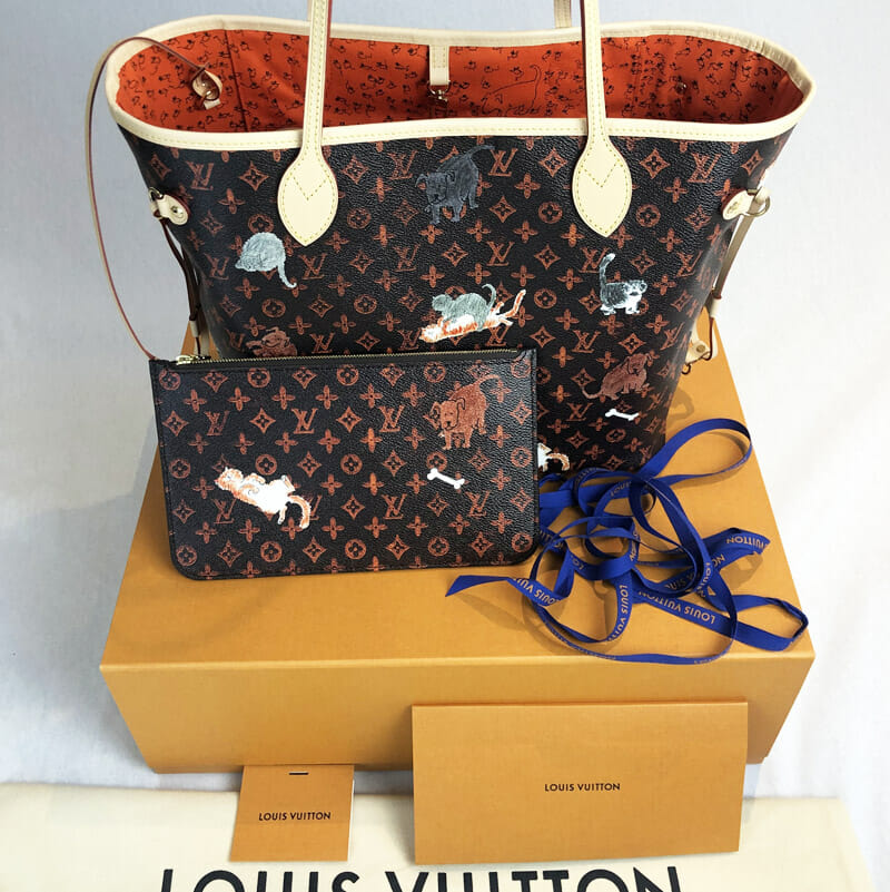 Louis Vuitton Catogram Grace Coddington Neverfull MM Tote Bag - Handbagholic