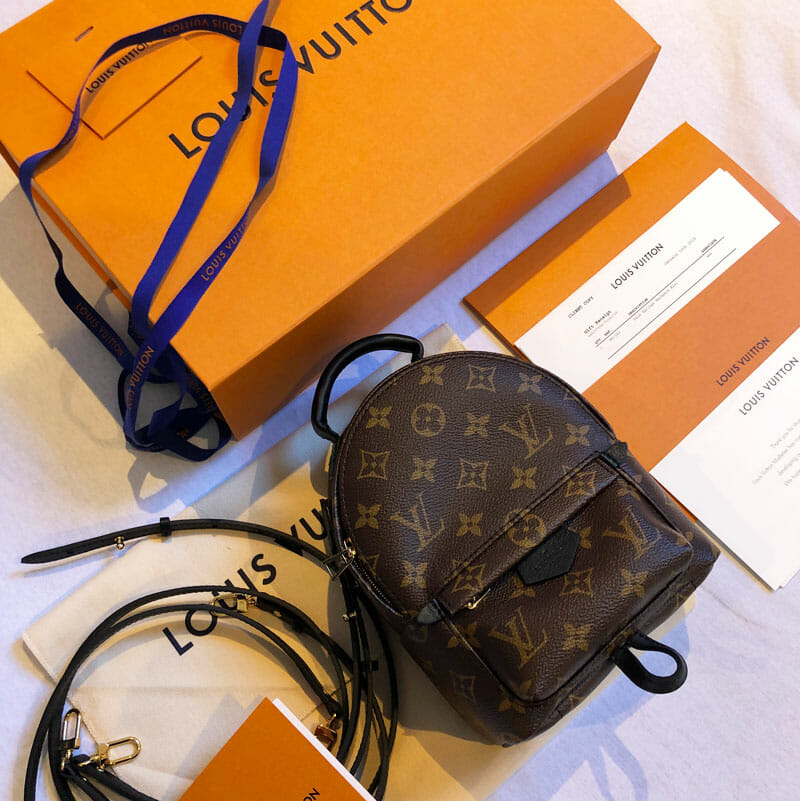 palm spring mini backpack louis vuitton