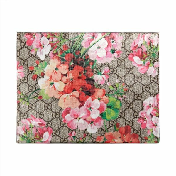 gucci bloom flower clutch toiletry large pouch bag