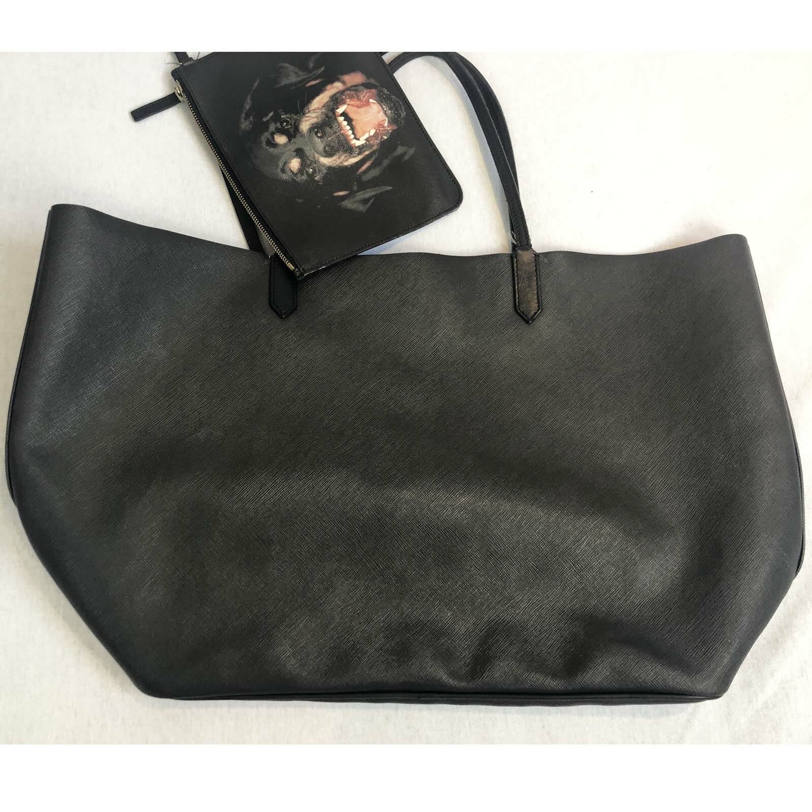 Givenchy Antigona Rottweiler Dog Large Tote Bag with Clutch Handbagholic