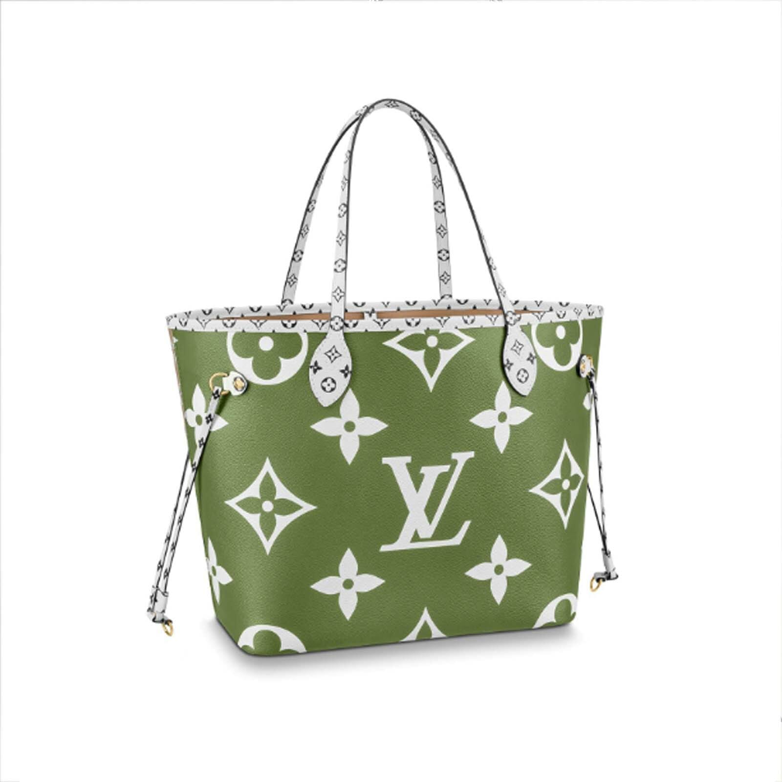 Louis Vuitton Giant Neverfull MM Monogram Khaki Green