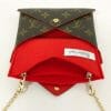 Louis Vuitton Kirigami Medium Pouch Set Handbag Liner Conversion Kit Make Into Shoulder Bag Handbagholic with chain