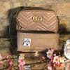 Gucci Small Marmont handbag Liner nude beige for Designer Handbags Handbagholic