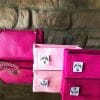 mulberry regular lily luxury handbag liner organiser protect lining pink