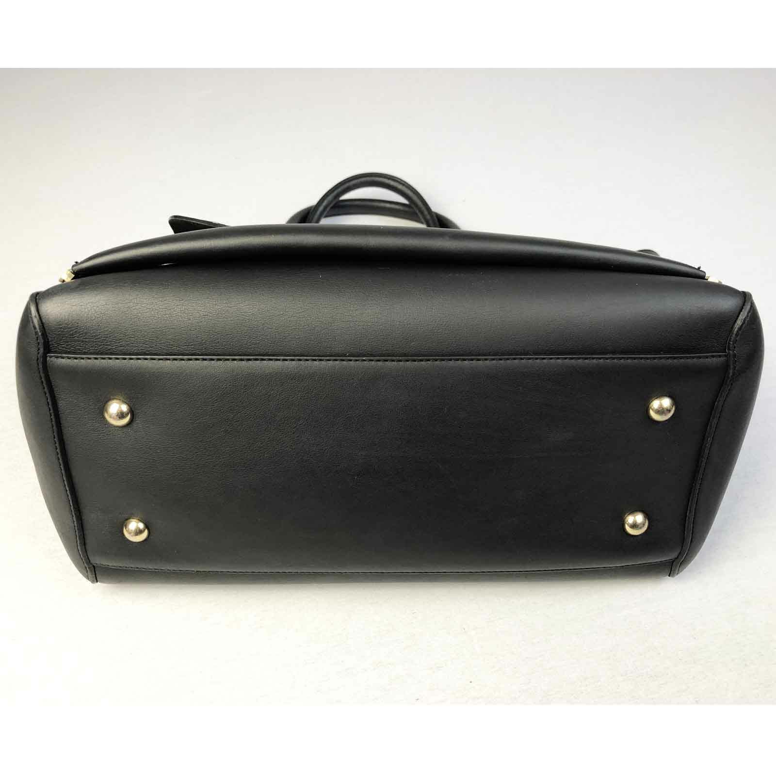 Large Mulberry Willow Black Calf Leather with Gold Hardware - Handbagholic