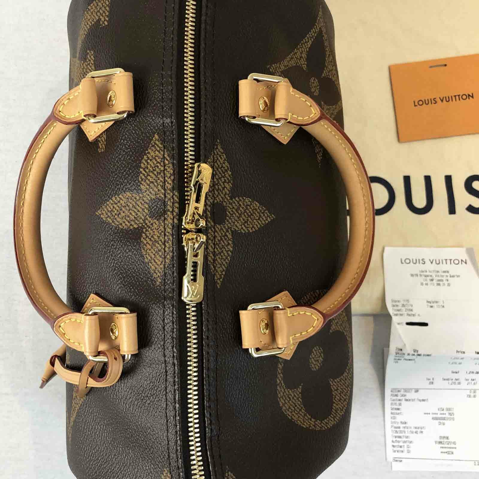 Louis Vuitton Giant Monogram Reverse Speedy 30 Bag - Handbagholic