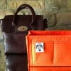 Mulberry Mini Zipped Bayswater organse handbag Liner for Designer Handbags Handbagholic