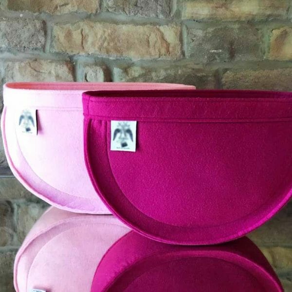 Pink Mulberry Daria Satchel handbag Liner for Designer Handbags Handbagholic