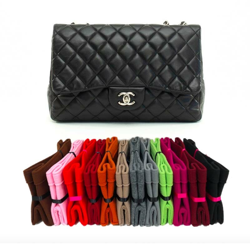 Chanel Classic Flap Jumbo Handbag Liner Organiser Handbagholic