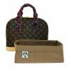 Louis Vuitton Alma PM luxury felt designer handbag liner organiser uk