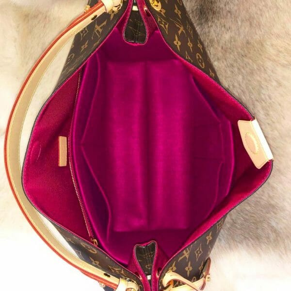 Louis Vuitton Graceful MM handbag liner protector organiser insert handbagholic inside bag
