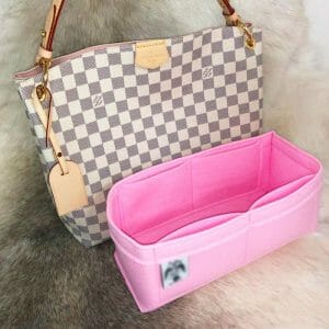 Louis Vuitton Graceful PM handbag liner protector organiser insert handbagholic