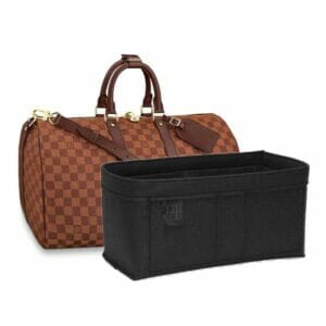 Louis Vuitton keepall 45 Handbag Liner Felt handbagholic uk black