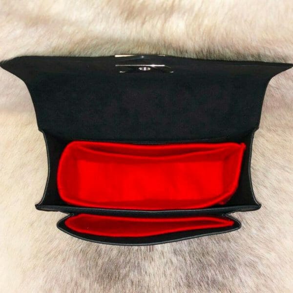 Louis Vuitton lock me BB handbag liner insert organiser inside bag 2