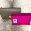 Mulberry Darley Bag Liner Insert Organiser pink