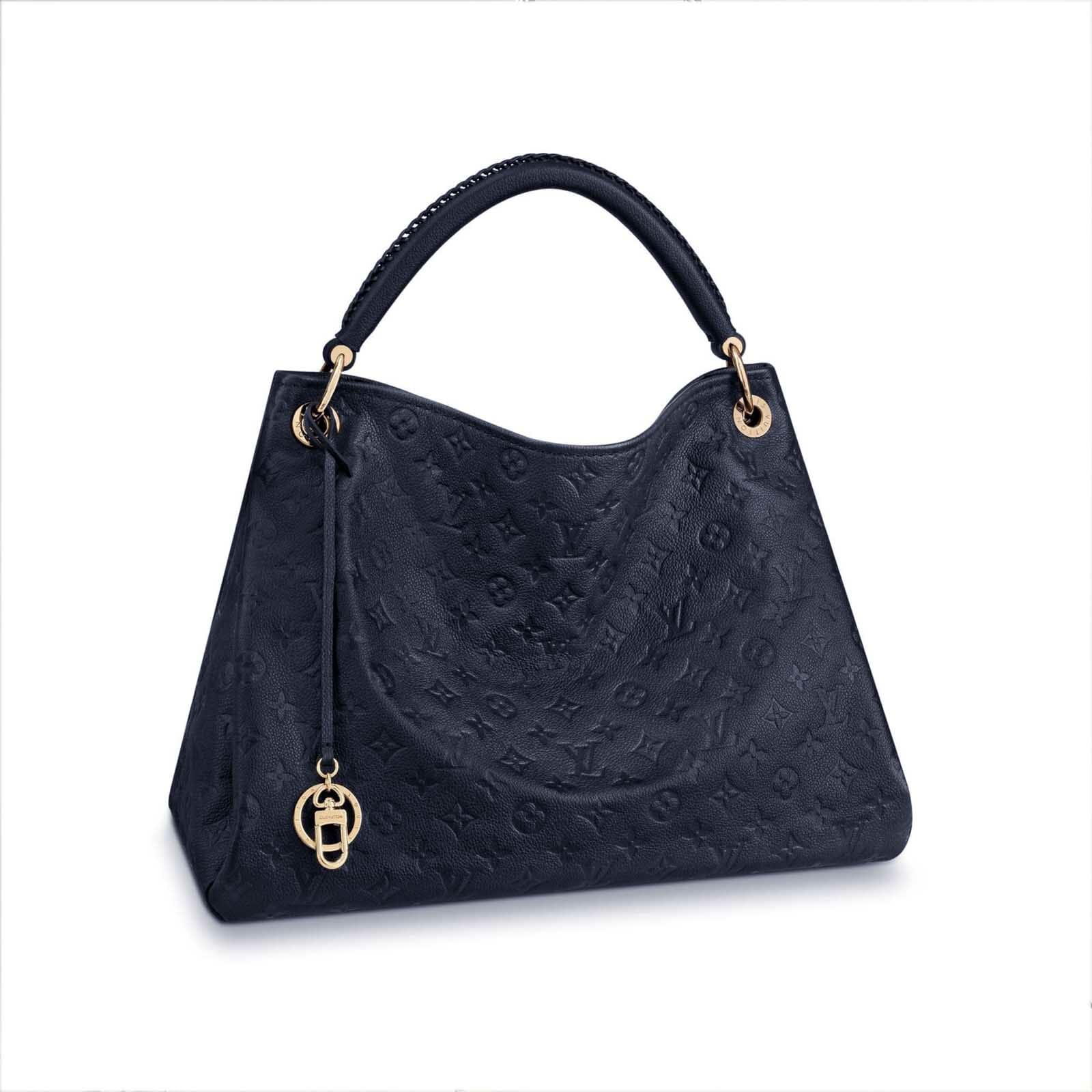 louis vuittons handbags navy blue