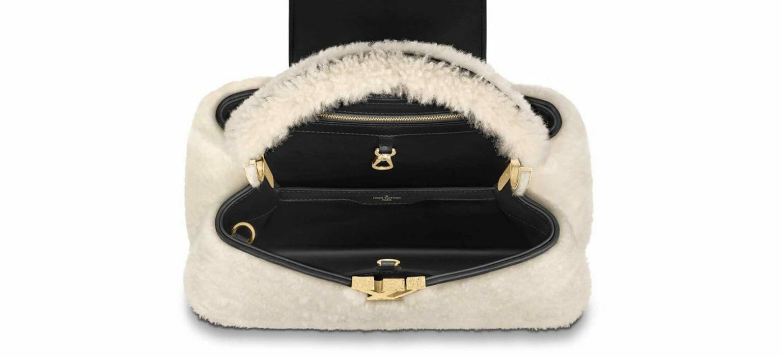 shearling louis vuitton bag