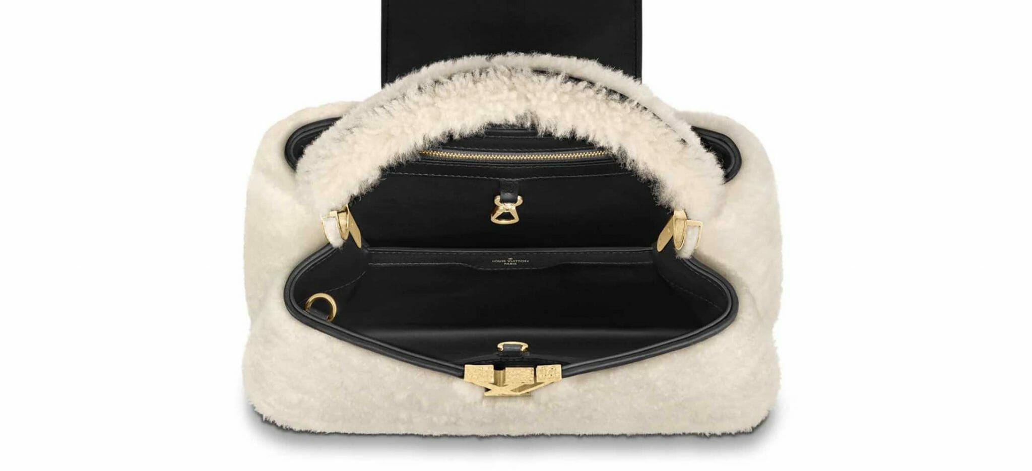 shearling louis vuitton bag