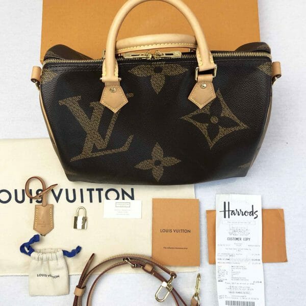 Louis Vuitton Giant Monogram Reverse Speedy 30 Bag - Handbagholic