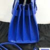 Saint Laurent YSL Sac De Jour Cobalt Bright Blue Small Leather Bag handbagholic authentic designer bag side of bag