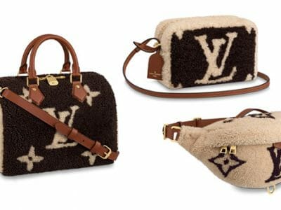 Louis Vuitton Teddy Monogram Shearling Speedy 25 Bandouliere Bag at 1stDibs