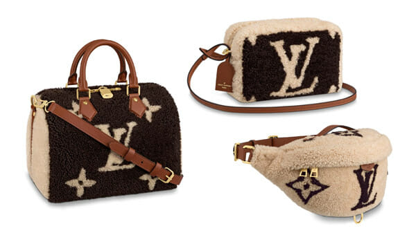 Louis Vuitton FW19 Teddy Fleece Handbags