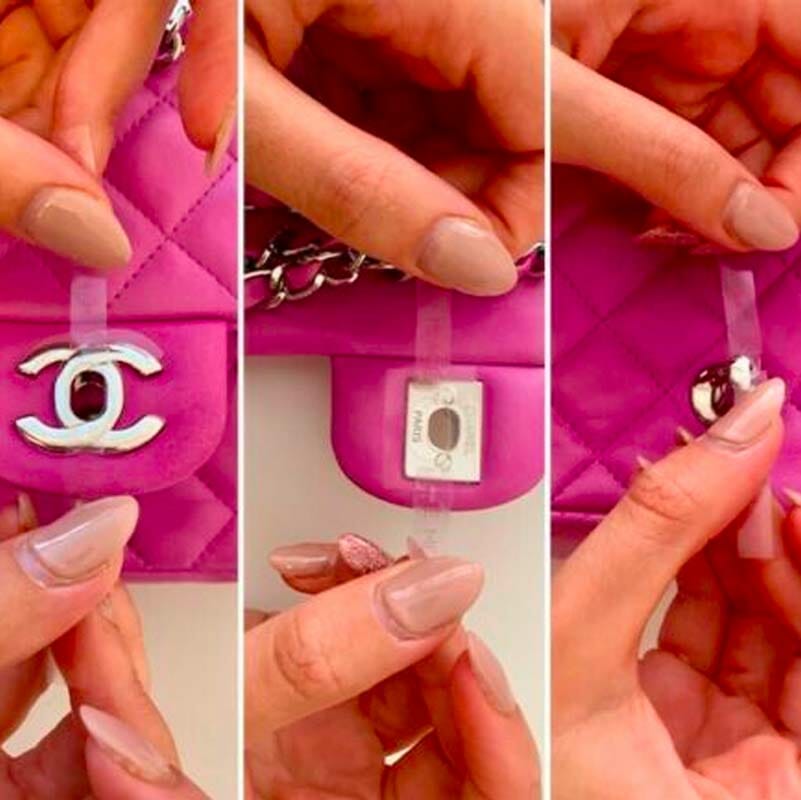 Chanel Mini Square Bag Clear Hardware Protectors Handbagholic