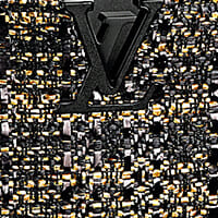 Louis Vuitton Capucines Tweed Fabric Material