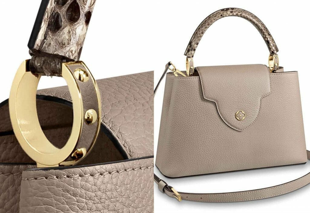 Louis Vuitton Capucines Bags in Ostrich, Python And Crocodile