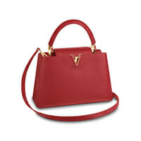 louis vuitton capucines PM Scarlet Red with Gold hardware bag handbag icon handbagholic 200x200px