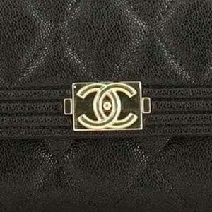 Chanel BOY Flap Wallet Hardware CC Clear Protectors to Stop Scratches handbagholic