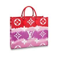 louis vuitton lv escale summer 2020 tie dye red onthego tote gm handbag icon handbagholic 200x200px