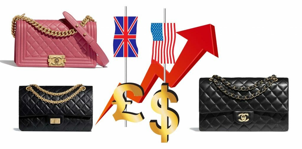 Chanel Bag Price Increase 2020 UK and US