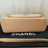 Chanel Large Pink Business Affinity Bag bottom of bag