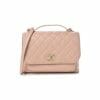 Chanel Large Pink Business Affinity Bag with Gold Hardware