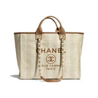 Chanel Shopping Tote Deauville thumbnail handbagholic 200x200px