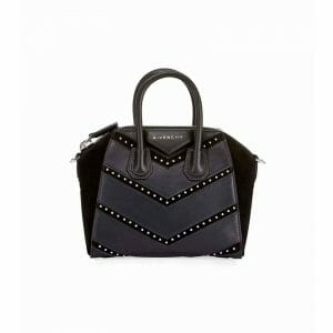 Givenchy Antigona Mini Studded Chevron leather bag handbagholic authentic designer bag