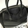 Givenchy Antigona Mini Studded Chevron leather bag handbagholic authentic designer bag back