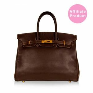 Hermes Birkin 35 Dark Brown with Gold hardware Cheap Discounted