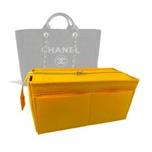 Chanel Deauville Zipped Medium Tote Bag handbag liner protector organiser insert handbagholic