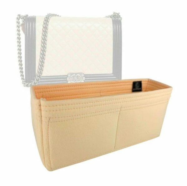 Chanel Large Le Boy Bag handbag liner protector organiser insert handbagholic