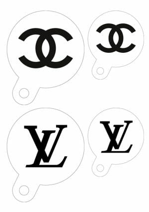 LV MONOGRAM A4 PAINTING STENCIL - HIGH QUALITY