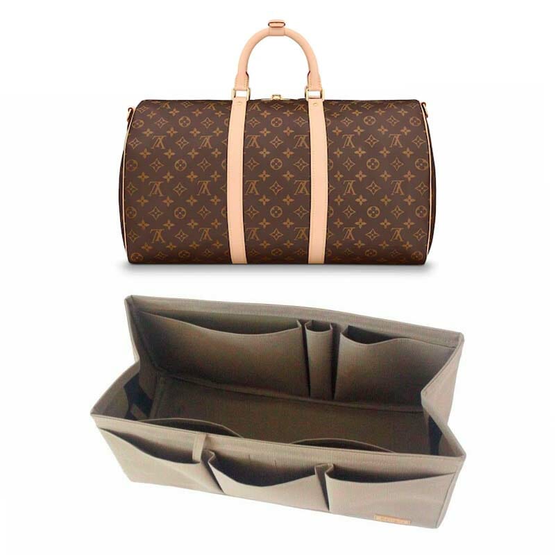 Luxury Felt Organiser / Insert / Liner for Keepall 55 Made in 