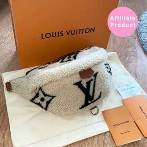 Louis Vuitton Shearling Teddy Bumbag Giant Monogram