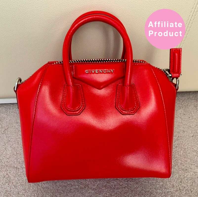 Givenchy Antigona Mini Bag - Lipstick Red Calf Leather - Handbagholic