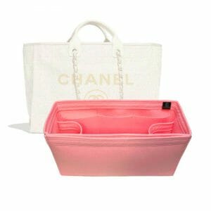Chanel Large Deauville Tote Bag handbag liner protector organiser insert handbagholic
