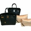 Hermes birkin bag-la-vie purse pillow bag shaper cushion size chart champagne