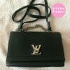 Louis Vuitton Black LockMe BB Bag